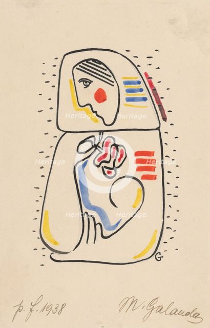 Mother, 1937. Creator: Mikulas Galanda.
