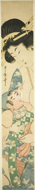 Mother Nursing Child, Japan, c. 1806/31. Creator: Kitagawa Utamaro II.