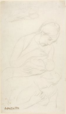 Mother Nursing Child, n.d. Creator: Eugene Carriere