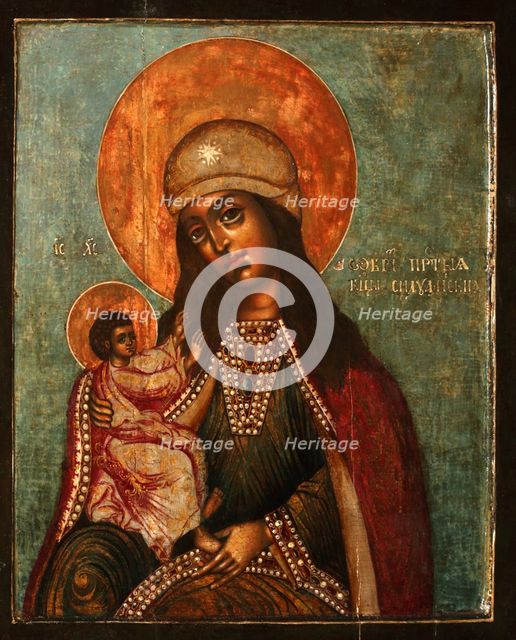 Mother of God of Siloam, 1710s. Artist: Russian icon  