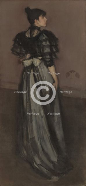 Mother of Pearl and Silver: The Andalusian, 1888(?)-1900. Creator: James Abbott McNeill Whistler.