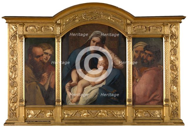 Mother of the Messiah and the Four Evangelists, 1873. Creator: Charles Verlat.