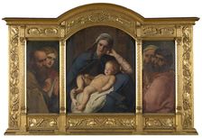 Mother of the Messiah and the Four Evangelists, 1873. Creator: Charles Verlat