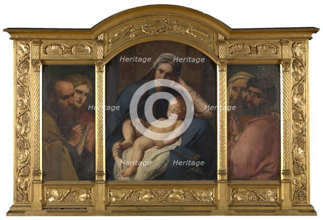 Mother of the Messiah and the Four Evangelists, 1873. Creator: Charles Verlat.