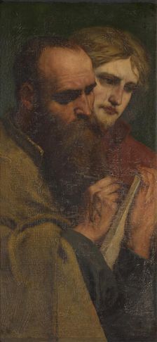 Mother of the Messiah and the Four Evangelists, 1873. Creator: Charles Verlat