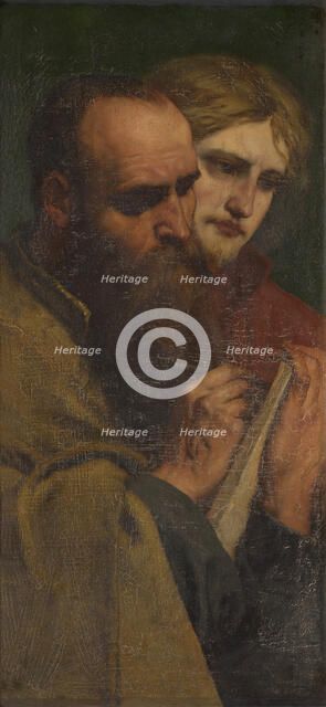 Mother of the Messiah and the Four Evangelists, 1873. Creator: Charles Verlat.