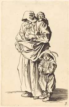 Mother and Three Children. Creator: Unknown
