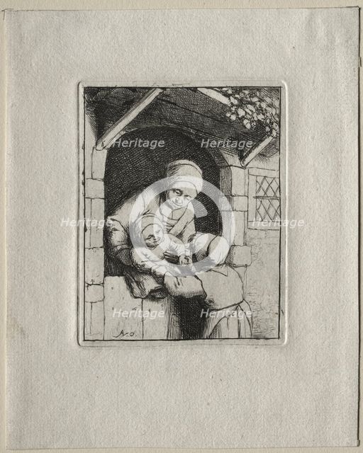 Mother and Two Children. Creator: Adriaen van Ostade (Dutch, 1610-1684).