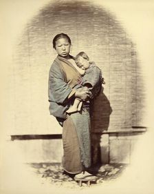 Mother and Child, 1866-1867. Creator: Felice Beato