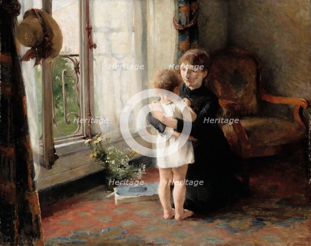 Mother and Child, 1886. Creator: Schjerfbeck, Helene (1862-1946).