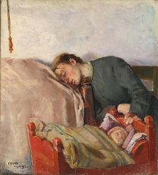 Mother and Child, 1883. Creator: Christian Krohg