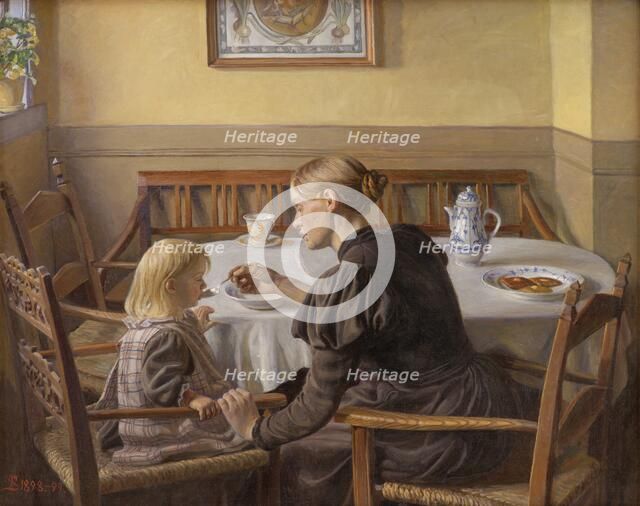 Mother and Child, 1898-1899. Creator: Fritz Syberg.