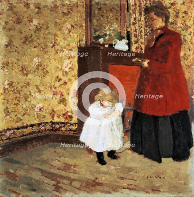 'Mother and Child', 1900. Artist: Edouard Vuillard