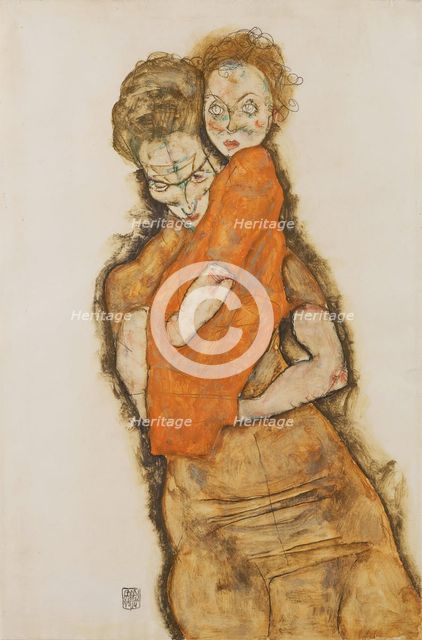 Mother and Child, 1914. Artist: Schiele, Egon (1890–1918)