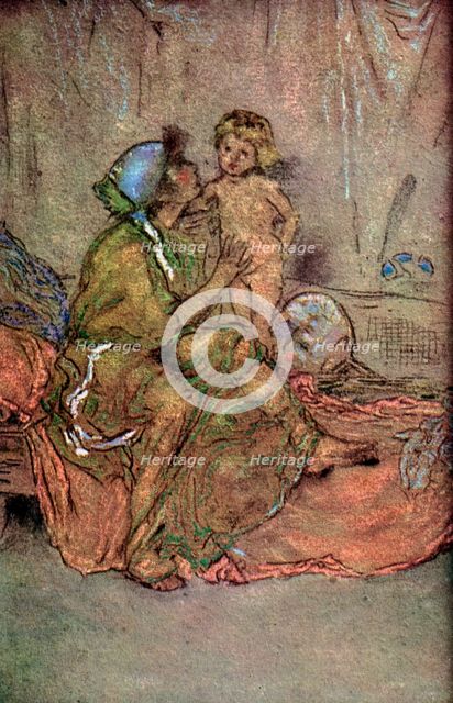 'Mother and Child', 1925.Artist: Whistler