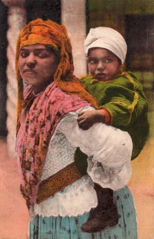 Mother and child, Tangier, 1932. Creator: Unknown
