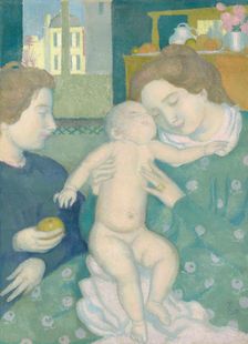 Mother and Child with Apple (Maternité à la pomme), 1897. Creator: Denis, Maurice (1870-1943)