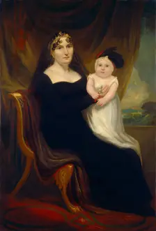 Mother and Child, c. 1810. Creator: Unknown
