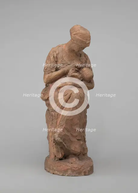 Mother and Child, c. 1873. Creator: Jules Dalou.