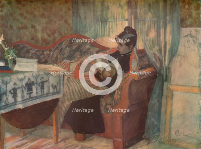 'Mother and Child', c1900.  Artist: Carl Larsson.