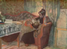 Mother and Child c1900. Artist: Carl Larsson
