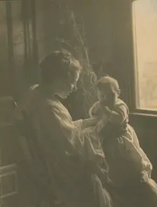 Mother and child, c1900. Creator: Sarah J. Eddy