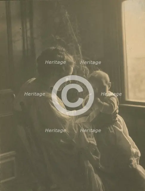 Mother and child, c1900. Creator: Sarah J. Eddy.
