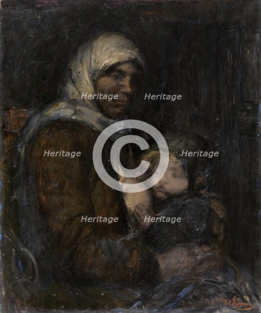 Mother and Child, c1920-1940. Creator: Victor Hageman.