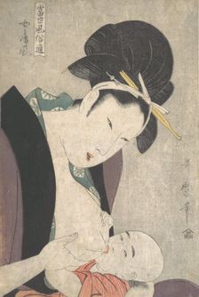 Mother and Child, ca. 1790. Creator: Kitagawa Utamaro