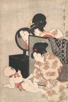 Mother and Child, ca. 1793. Creator: Kitagawa Utamaro