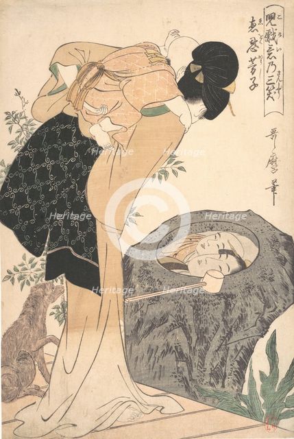 Mother and Child, ca. 1800. Creator: Kitagawa Utamaro.