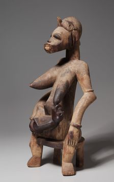 Mother-and-Child Figure, 1800s-1900s. Creator: Unknown