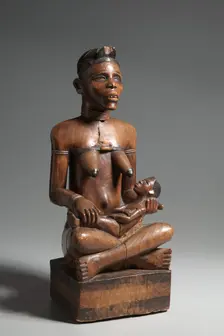 Mother and Child Figure, late 1800s-early 1900s. Creator: Unknown