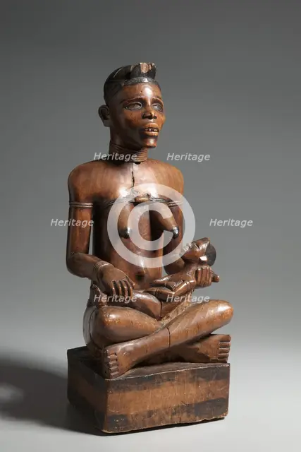 Mother and Child Figure, late 1800s-early 1900s. Creator: Unknown.