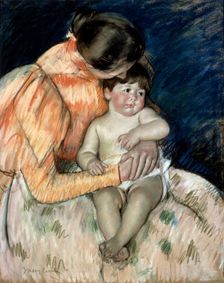 Mother and Child late 19th or early 20th century. Artist: Mary Cassatt
