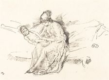 Mother and Child, No. 4, 1891/1895. Creator: James Abbott McNeill Whistler
