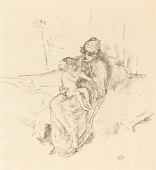 Mother and Child, No. 1, 1891/1895. Creator: James Abbott McNeill Whistler