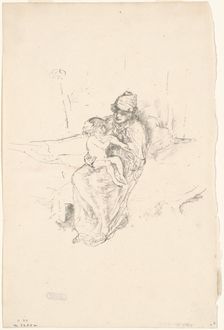 Mother and Child, No. 1, 1891/1895 (printed 1904). Creator: James Abbott McNeill Whistler