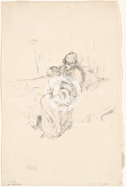 Mother and Child, No. 1, 1891/1895 (printed 1904). Creator: James Abbott McNeill Whistler.