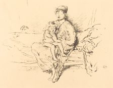 Mother and Child, No. 2, 1891/1895. Creator: James Abbott McNeill Whistler