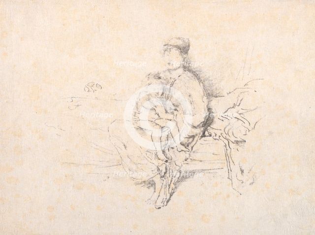 Mother and Child, No. 2, 1896. Creator: James McNeill Whistler (American, 1834-1903).