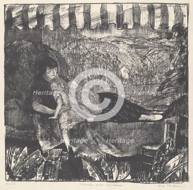 Mother and Children, 1916. Creator: George Wesley Bellows.