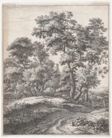 Mother and Children At Rest, 17th century. Creator: Anthonie Waterloo