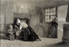 Mother and Children, c1850. Creator: Theophile Emmanuel Duverger