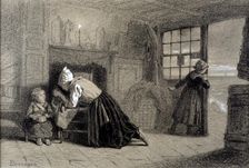 Mother and Children, c1850. Creator: Theophile Emmanuel Duverger