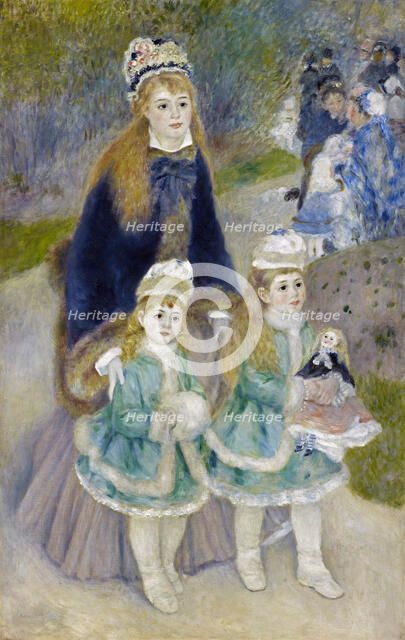 Mother and Children (La Promenade), 1874-1876. Artist: Renoir, Pierre Auguste (1841-1919)