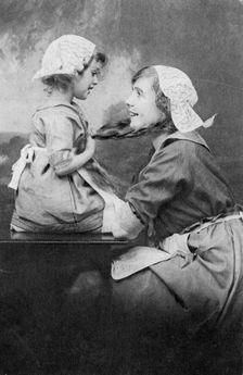 Mother and daughter, early 20th century