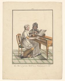 Mother and daughter of the Moravian Church, 1803-c.1899. Creator: J. Enklaar