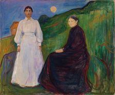 Mother and Daughter, probably 1897. Creator: Edvard Munch