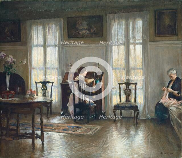 Mother and Mary, 1922. Creator: Edmund Charles Tarbell.